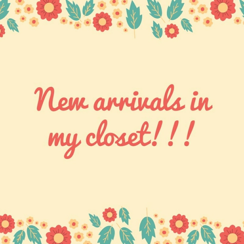 Check out the new arrivals in my closet